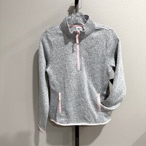 NWT Athletic Works girls size XL (14-16) 1/4 zip sweater with pockets